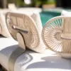 Modern Solid Wood Furniture Teak Outdoor Sofa Set Luxury Furniture Terrace Hotel Outdoor Coffee Table Garden Furniture