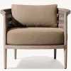 Modern Solid Wood Garden Sofa Set Waterproof Durable Eco-Friendly Movable for Hotel Park Courtyard Villa Outdoor Use