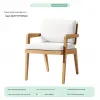 Modern Villa Hotel Luxury Teak Solid Wood Outdoor Dining Garden Sofa Patio Furniture Set Waterproof 4-Seater Metal Frame