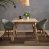 Modern Waterproof Comfortable Rocking Teak Wicker Patio Garden Outdoor Set Dinner Chair for Restaurants