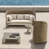 New Fashion Modern Eco-Friendly Durable Outdoor Garden Sofa Set Waterproof and Comfortable Villa Park Outdoor Furniture