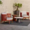 Nordic Waterproof Outdoor Garden Aluminum Sofa Set Modern Hotel Villa Patio Balcony Courtyard Lounge Furniture Backyard