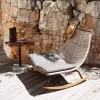 Nordic-style Balcony Outdoor Furniture Set Coffee Table Rope Woven Chair Garden Furniture for Courtyard and Yard