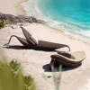 Outdoor Aluminum Lounge Bed Rattan Sunbed and Daybed Patio Furniture Poolside Furniture for Sunbathing