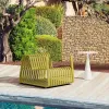 Outdoor Aluminum Sofa and Coffee Table Set for Hotel Villa Balcony Courtyard Outdoor Rain and Sun protection Leisure Furniture