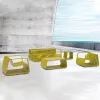 Outdoor Aluminum Sofa and Coffee Table Set for Hotel Villa Balcony Courtyard Outdoor Rain and Sun protection Leisure Furniture