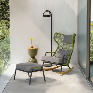 Outdoor Courtyard Balcony Aluminum Alloy Rope Woven Sofa Set Villa Garden Furniture for Hotel Park Use Durable Waterproof
