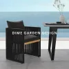Outdoor Dining Tables and Chairs Modern Villa Garden Furniture Aluminum Rattan Patio Leisure Sofa Set