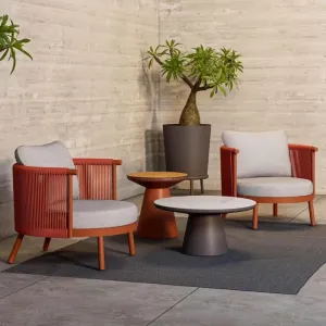 Outdoor Garden Hotel Waterproof Wood Modern Sofa Set Patio Balcony Courtyard Nordic Bali Villa Backyard Lounge Furniture