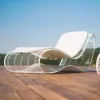 Outdoor Lounge Bed Waterproof Sun-proof Suitable for Beach Swimming Pool Garden Balcony Outdoor Furniture