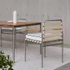 Outdoor Wood Table Chair Set Modern Design Garden Furniture for Balcony Bistro Restaurant Hotel Beach Courtyard Use