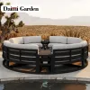 Premium Modern Garden Villa Leisure Sofa Aluminum Alloy Luxury Outdoor Waterproof Hotel Park Courtyard Set