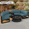 Premium Modern Garden Villa Leisure Sofa Aluminum Alloy Luxury Outdoor Waterproof Hotel Park Courtyard Set