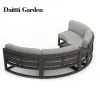 Premium Modern Garden Villa Leisure Sofa Aluminum Alloy Luxury Outdoor Waterproof Hotel Park Courtyard Set