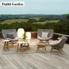 Rattan Rocking Comfortable Waterproof Modern Design Outdoor Garden Balcony Patio Leisure Chaise Lounge Sofa Chair