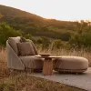 Retro Classic Wood Sofa Teak Couch Patio Modern Outdoor Garden Furniture Open-Air Waterproof Seating Comfortable Sofa
