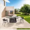 Simple Design Dining Furniture Chairs Set Waterproof Villa Courtyards Sunrooms Patios Gardens Terrace Outdoor Table And Chairs