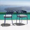 Simple Design Dining Furniture Chairs Set Waterproof Villa Courtyards Sunrooms Patios Gardens Terrace Outdoor Table And Chairs