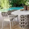 Simple Design Dining Furniture Chairs Set Waterproof Villa Courtyards Sunrooms Patios Gardens Terrace Outdoor Table And Chairs