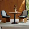 Solid Wood Modern Outdoor Table Chair Set Waterproof Anti-Corrosion Eco-Friendly Furniture for Hotel Balcony Terrace Courtyard