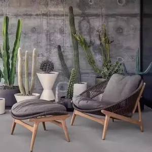 Trending Products Waterproof Sun Resistant Villa Courtyard Leisure Garden Sofa Outdoor Sofa