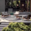 Trending Products Waterproof Sun Resistant Villa Courtyard Leisure Garden Sofa Outdoor Sofa