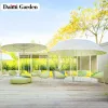 Unique Creative Modern Lazy-Style Waterproof Aluminum Sun Shade Umbrella Granite Base Outdoor Furniture Stylish Courtyard 1.5m