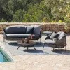Whole House Customization Metal Garden Sofa Sets for Park Apartment Use Modern Outdoor Leisure Furniture Durable Eco-Friendly