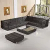 Wholesale Modern Wood Eco-Friendly Outdoor Sofa Set for Villa Apartment Patio Courtyard Hotel Park-Durable Waterproof Furniture