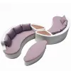 Wood Garden Outdoor Sofa Set Modern Design Waterproof for Hotel Courtyard Use