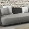 Wood Hotel Garden Furniture Modern Design Patio Sofa Set Villa Outdoor Sofa for Courtyard Apartment