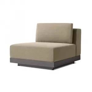 Aluminium Rattan Modern Design Rust Proof Waterproof Patio Sofa Sets Outdoor Lounge Garden Sectional Sofa with Fabric Cushion