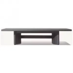 Aluminum Powder Coated Contemporary Outdoor Garden Set Coffee Table and Cushioned Sofa for Hotel Villa Use Lightweight Design