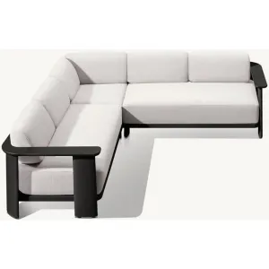 Combined Aluminum Fabric Outdoor Sofa Set-Waterproof Rust-Proof Eco-Friendly Quick-Dry Cushions for Garden Hotels Villas