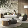 leisure outdoor rattan sofa waterproof and sun protection outdoor garden furniture