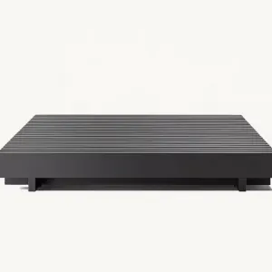 Custom Contemporary Modern Leisure Aluminum Alloy Durable Waterproof Coffee Table Set Outdoor Furniture
