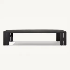 Custom Modern Leisure Aluminum Alloy Durable Waterproof Coffee Table Set Outdoor Furniture for Courtyard Garden Villa Homestay
