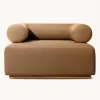 Custom Outdoor Sofa Set Villa Courtyard Teak Rattan Woven High-End Balcony Garden Furniture Waterproof Eco-Friendly