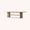 Customized Contemporary Minimalist Aluminum Alloy Eco-Friendly Sofa Bar Set Coffee Table Custom Color Outdoor Model