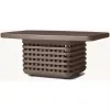 Customized Minimalist Aluminum Alloy Eco-Friendly Round Sofa Bar Set Coffee Table with Custom Color for Outdoor
