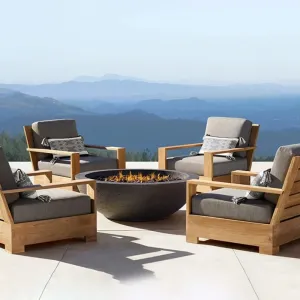 Customized Outdoor Sofa Courtyard Anti corrosion Teak Balcony Sofa Outdoor Waterproof Sunscreen Outdoor Furniture