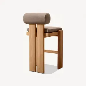 Garden Bistro Wooden Style Outdoor Teak Table and Chairs Furniture Luxury bar Stool Wood