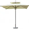 High Commercial Grade Hand Crank Outdoor Parasol Garden Umbrella for Sale