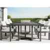 Modern Design Square Teak Wood Rope Table Chair Set for Outdoor Patio Garden Stackable Waterproof Sunnedda Brand