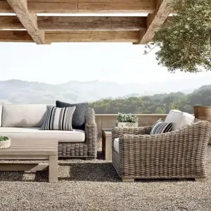 Hotel Coffee Sofa Outdoor Garden Sofa Set Chair Furniture Sectional Rattan Furniture Comfortable for Courtyard and Park