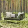 Leisure Outdoor Chair Frame in Aluminum Garden Chairs for Outdoor Courtyard and Hotel Elegant Garden Yard Furniture