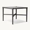Modern Durable Aluminum Alloy Coffee Table Lightweight Outdoor Patio Leisure Furniture for Hotel Stylish Metal Garden Coffee