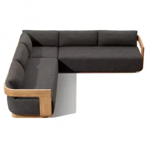 Modern Eco-Friendly Villa Balcony Garden Outdoor Sofa Set Waterproof Anti-Corrosion Teak Wood Table Chair