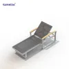 Modern Luxury Aluminium Lounge Outdoor Garden Pool Furniture Luxury Swimming Pool Beach Bed Chair Sling Chaise Loungers