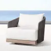 Modern Sunneda RH132 Waterproof Custom Outdoor Sofa Set Villa Courtyard Teak Wood Woven High-End Balcony Garden Furniture